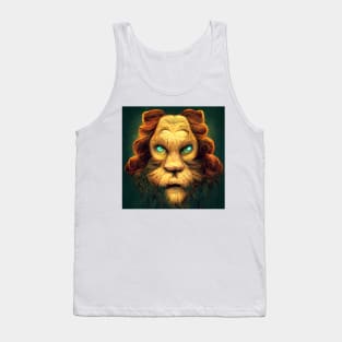 Cowardly Lion? Think again. Tank Top